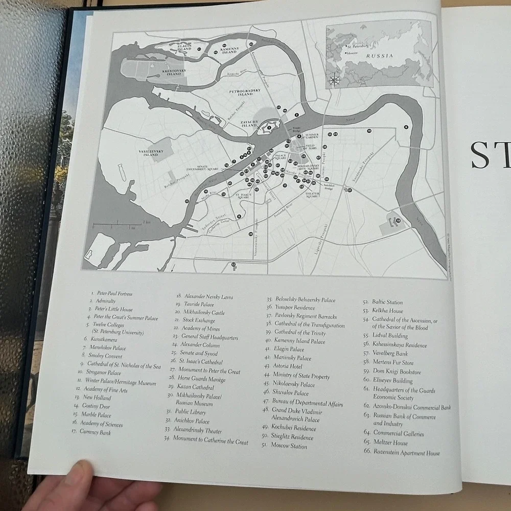 St. Petersburg Architecture of the Tsars Orloff Shvidkovsky Hardcover Book 1996